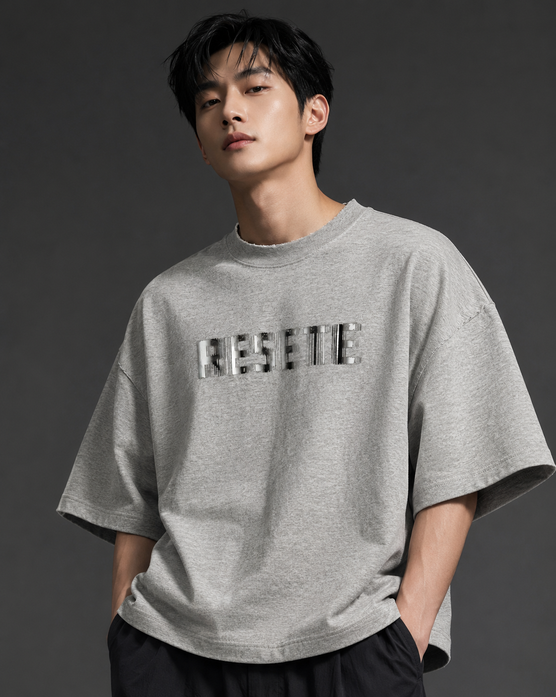 Men's Premium Oversized Solid T-Shirt