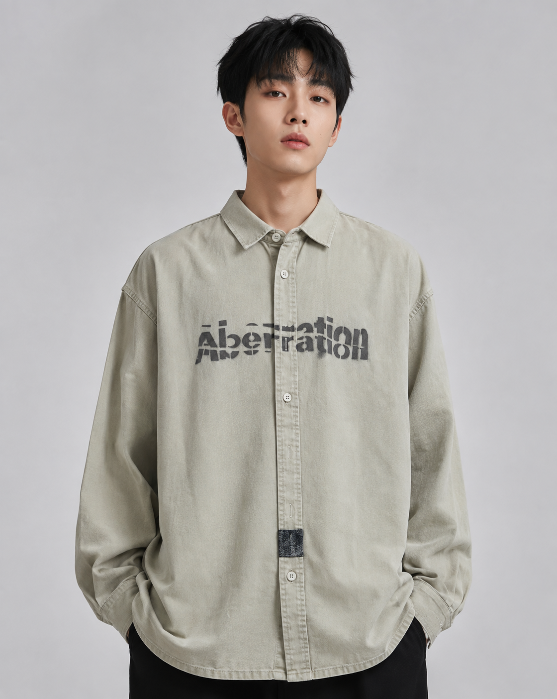 Men's Minimal Graphic Casual Shirt