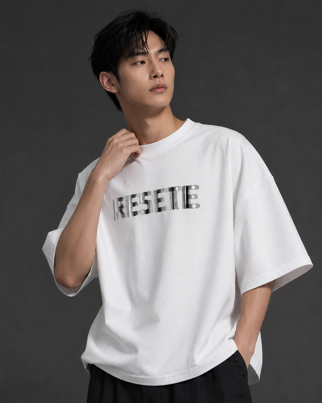 Men's Minimal Graphic Oversized T-Shirt