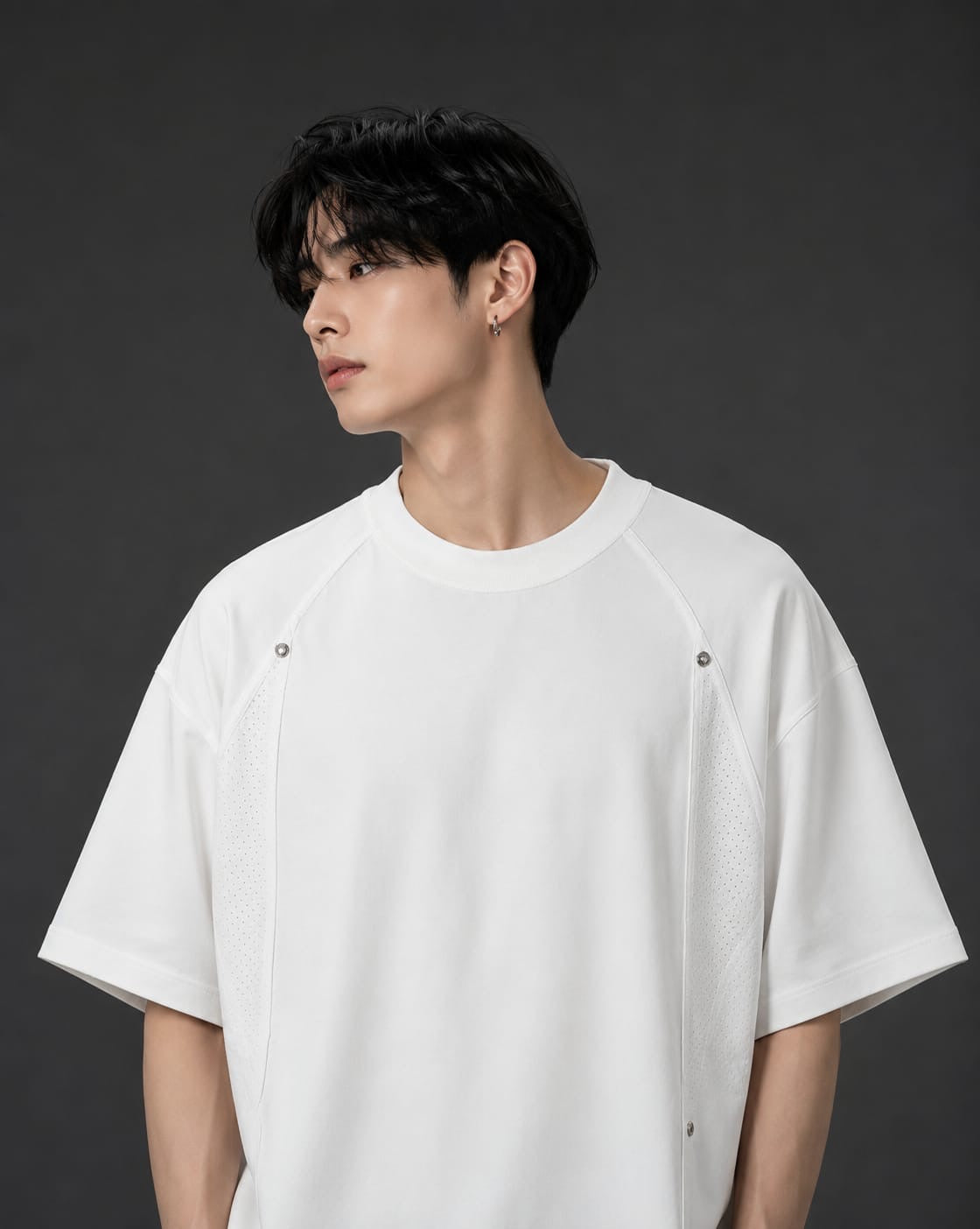 Men's Minimal Oversized Cotton T-Shirt