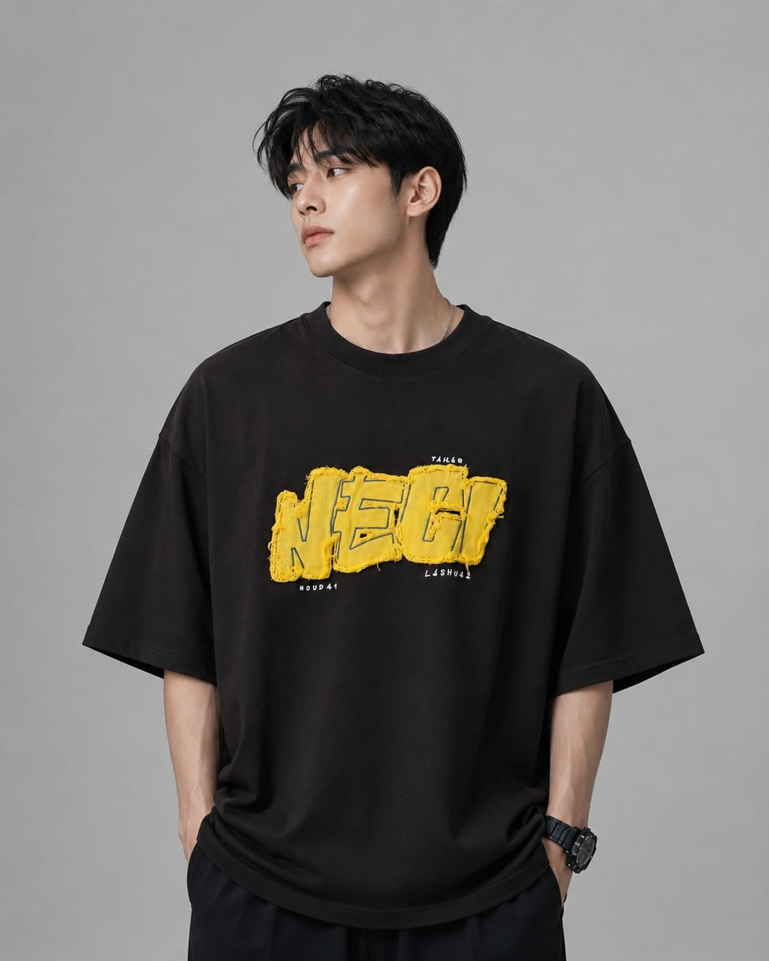 Men's Premium Oversized Graphic T-Shirt
