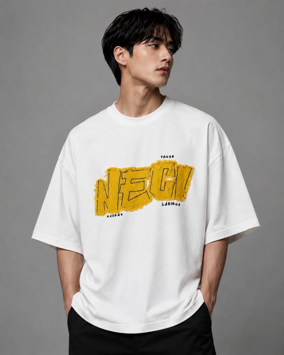 Men's Urban Graphic Oversized Tee