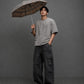 Men's Premium Oversized Grey T-Shirt