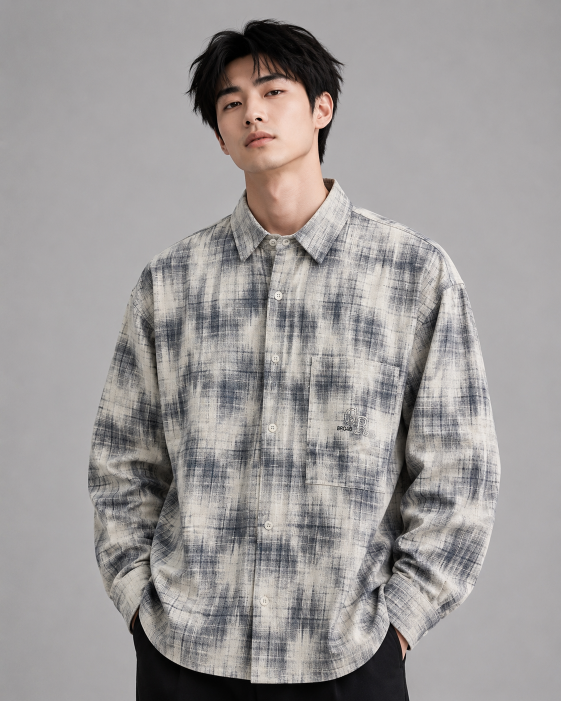 Men's Vintage Brush Check Shirt