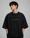 Men's Minimal Embroidered Oversized T-Shirt